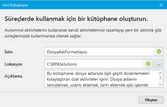 Yeni Kütüphane Ekranı