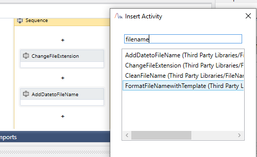 Adding an Activity from the Library Screen